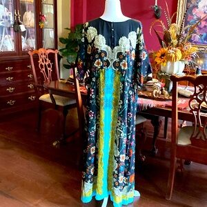 Stunning silk maxi dress by Johnny Was - S